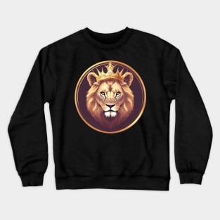 Regal Lion with Crown no.15 Crewneck Sweatshirt